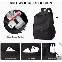 Stylish Unisex Laptop Backpack for College and Casual Use