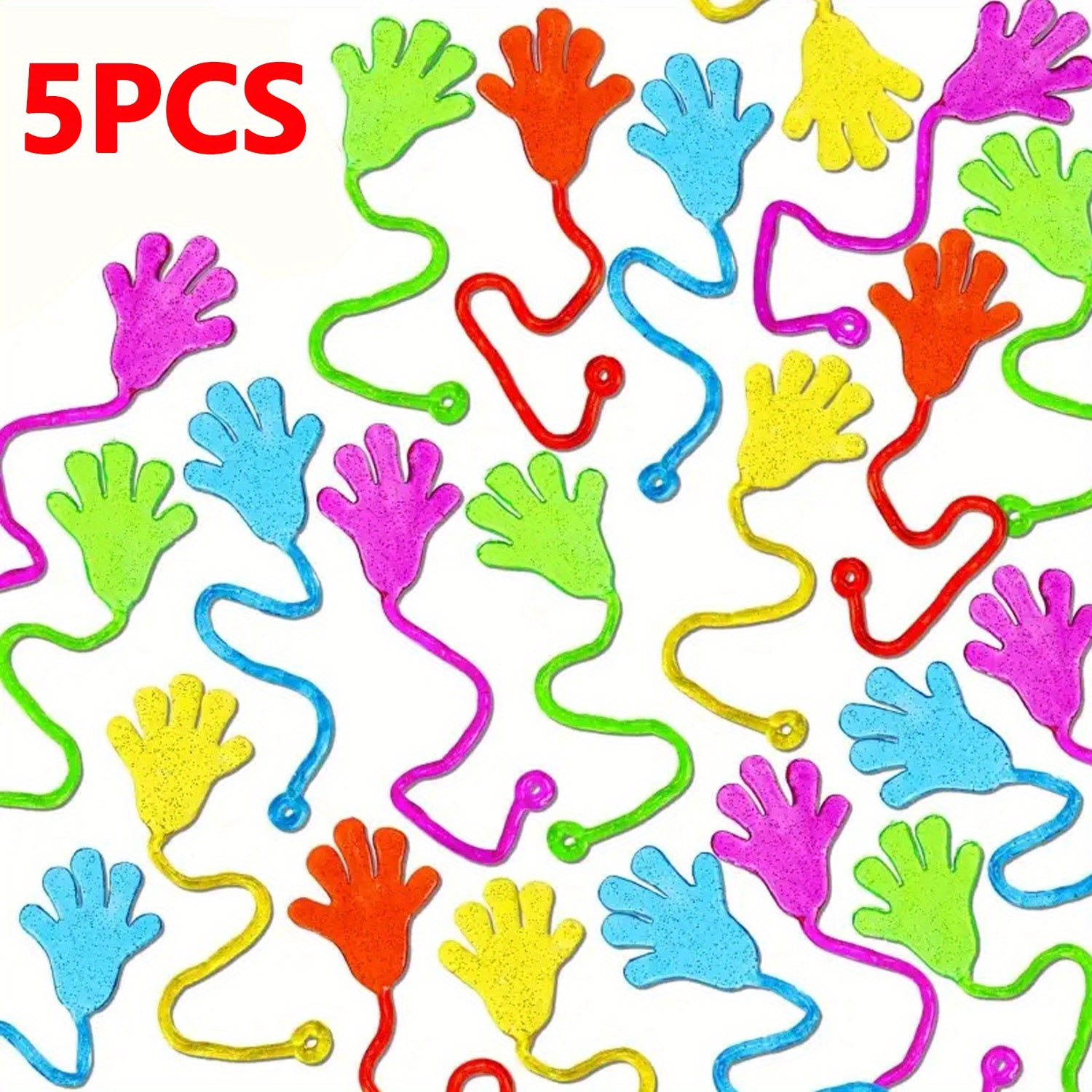 20pcs Sticky Hands Mini Stretchy Toys Party Carnival Prizes