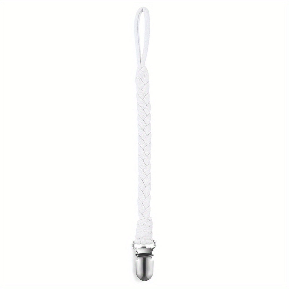Braided Pacifier Clips For Boys And Girls - Fits All Pacifiers & Toys