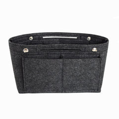 Large Felt Organizer Insert Travel Cosmetic Storage Bag For Tote Handbag