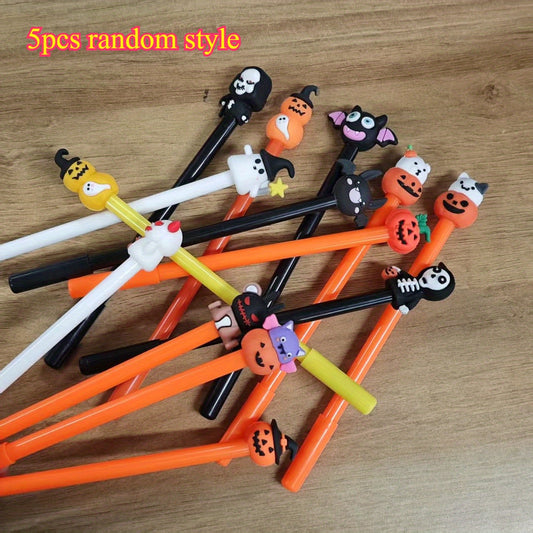 Halloween Novel Writing Pens & Colored Pencils Set