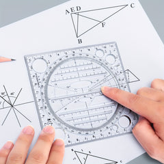 Multifunctional Ruler for Perfect Geometric Shapes