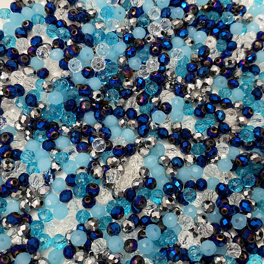 3x4mm 120pcs Flat Crystal Beads Jewelry Glass Loose Beads Tassel Accessories