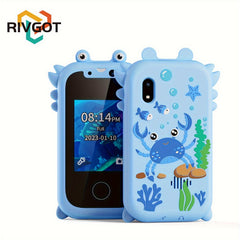RIVGOT Kids' Touchscreen Learning Camera Toy with Dual Cameras