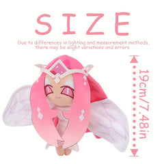 Pink Plush Anime Character with Wings & Crown Stuffed Toy