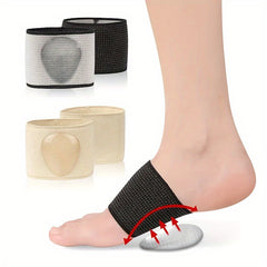 Copper Arch Support & Plantar Fasciitis Relief Bands with Gel Pads
