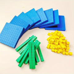 130 Pcs Foam Base Ten Blocks Math Manipulatives K 3 Counting Math Halloween