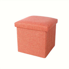 Fabric Storage Stool Can Sit Two way Use functional Board Stool