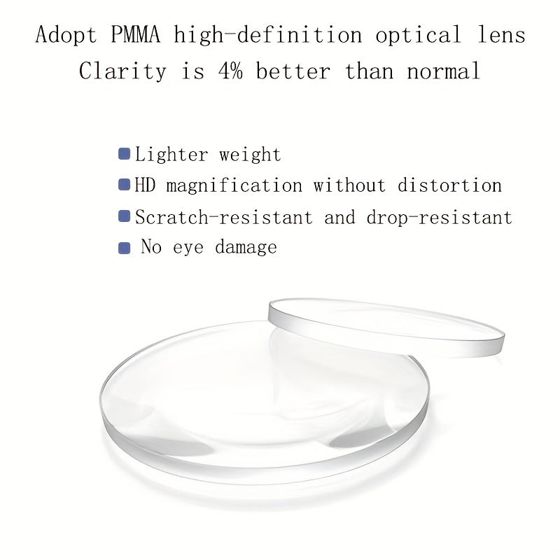 Large Magnifying Glass 13 Page Magnifier Handheld Lighted Magnifier