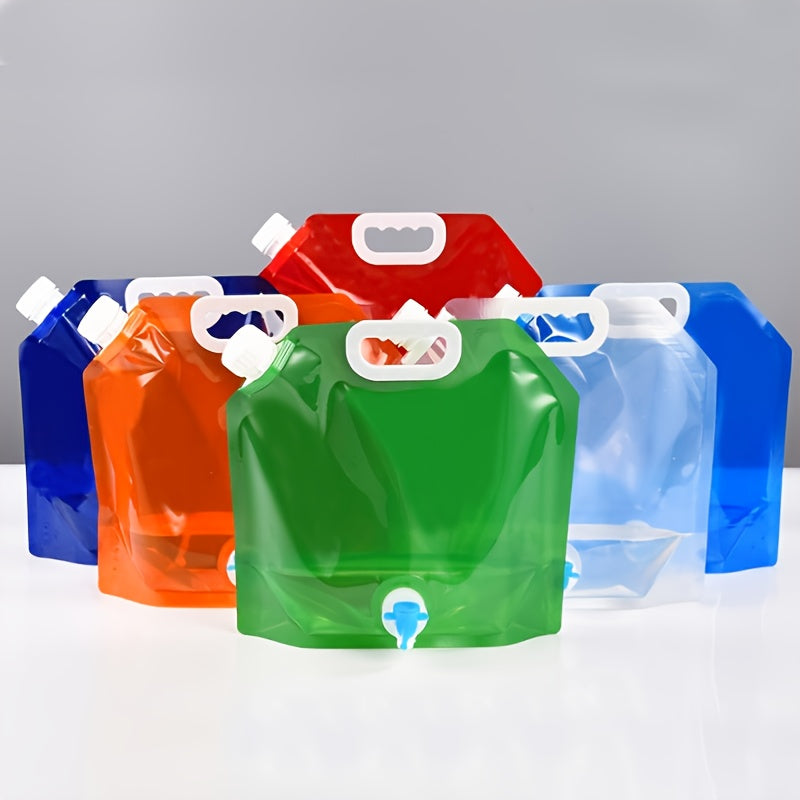 3-Layer 5L Grain Storage Bag Safe for Millet Nuts Beans Portable Water Storage
