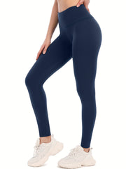 High Elastic Sports Pants Butt Lifting Running Yoga Leggings With Pocket