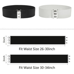 Fabric Elastic Belt High Stretchy Wide Waist Belt Women Belts For Dress