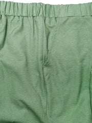 Women's Plus Daisy Print Harem Pants with Pockets