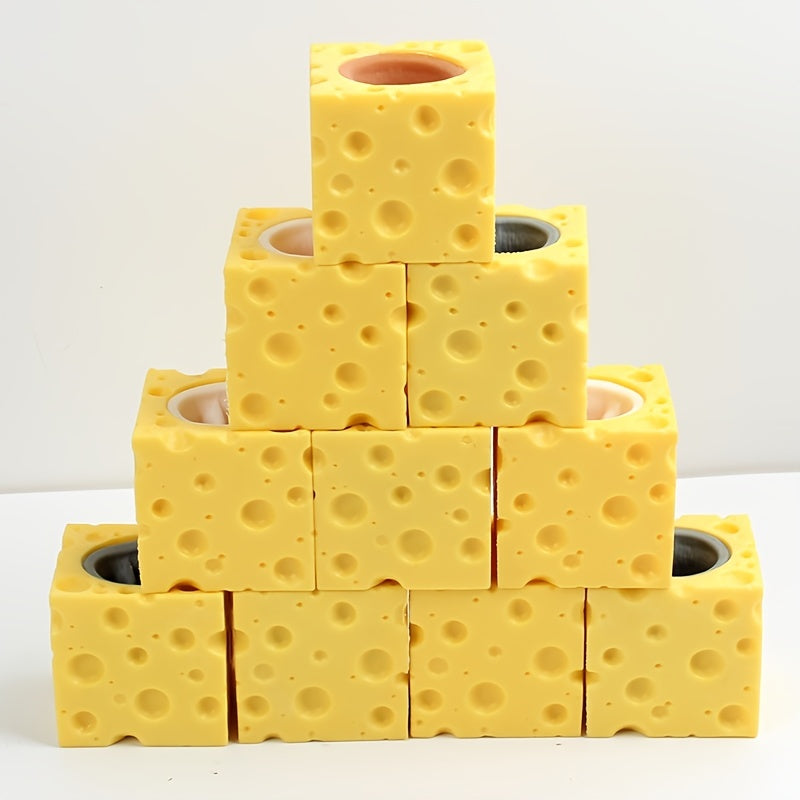 Cheese Mouse Cup Squeeze Toys for Kids
