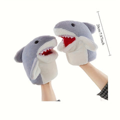 Interactive Little Shark Plush Toy with Mouth Opening Function