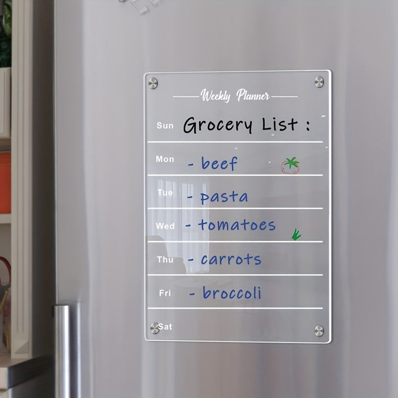 3D Magnetic Note Board Acrylic Refrigerator Sticker