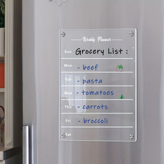 3D Magnetic Note Board Acrylic Refrigerator Sticker