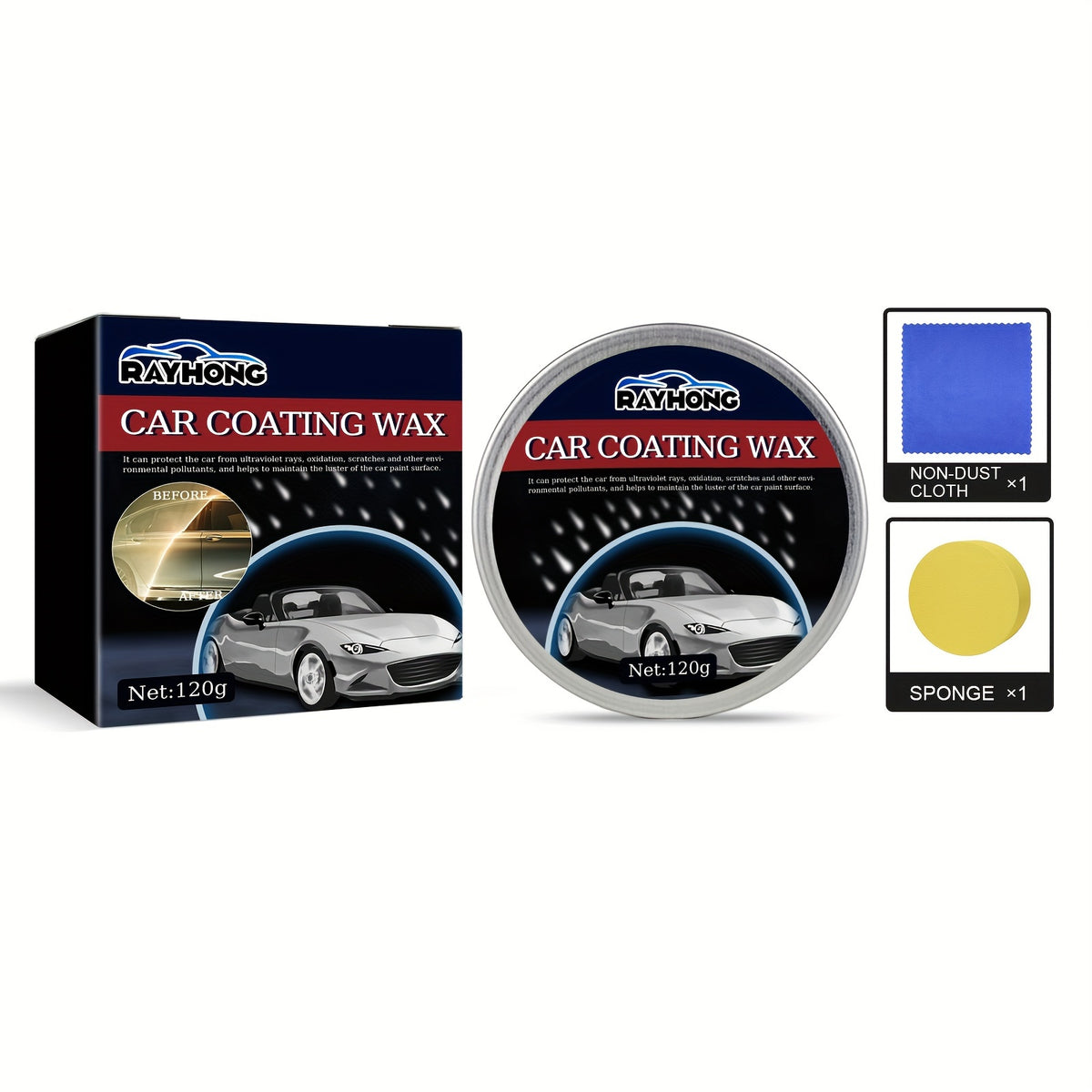 High Gloss Car Paint Care Wax Paste