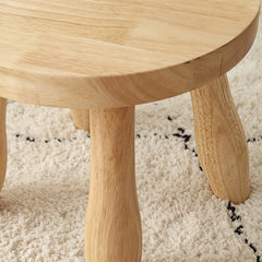 Detachable Solid Wood Stool Round Small Stool Modern Foyer Shoe Changing Stool