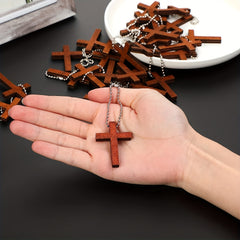 50pcs Cross Charms and Rope Set for DIY Jewelry Crafts