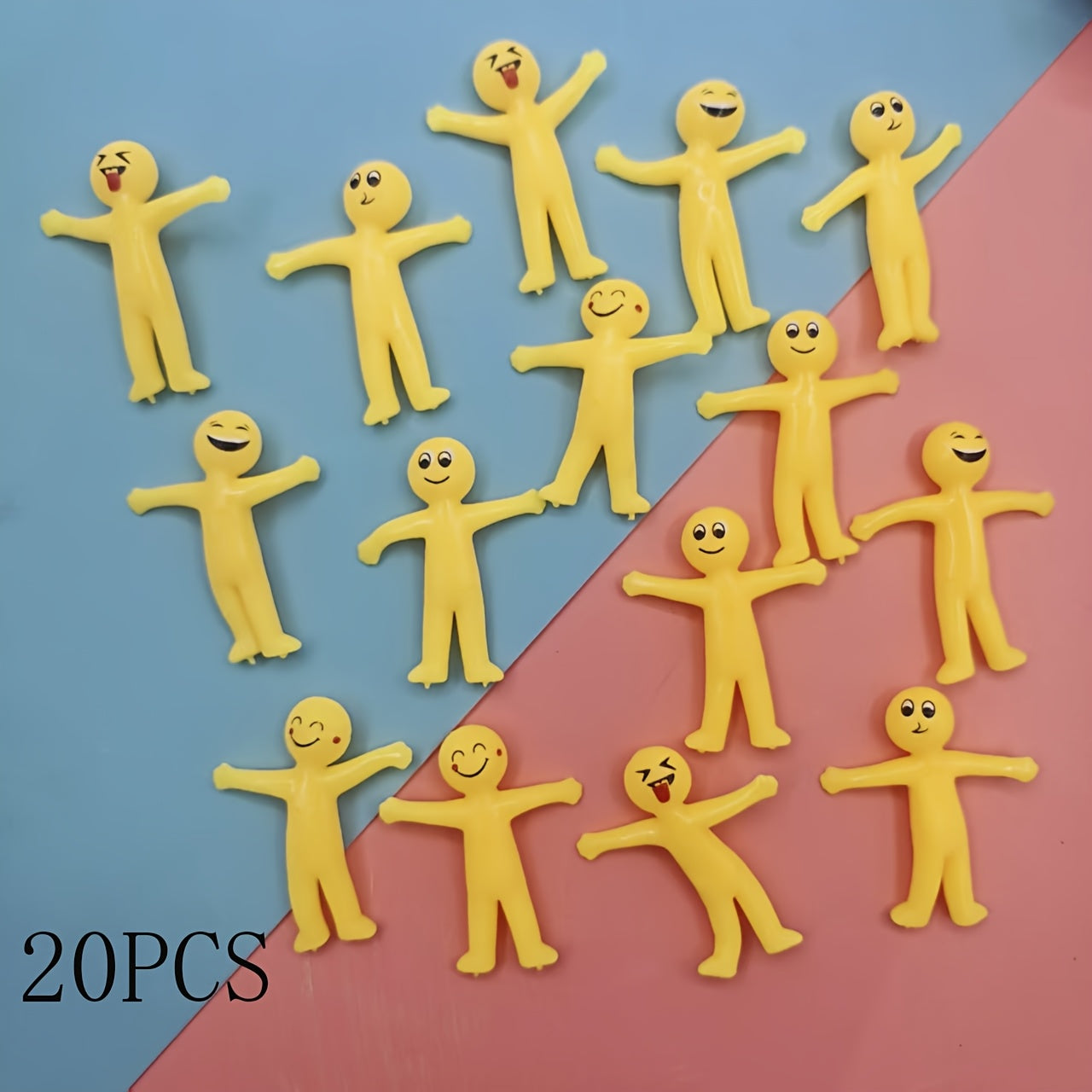 Stretchy Figures 12 Expressions Yellow Rest Toys