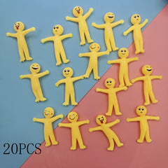 Stretchy Figures 12 Expressions Yellow Rest Toys