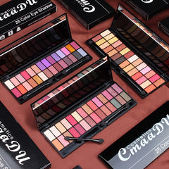 28 Colors Shimmer Eyeshadow Palette Makeup For Women