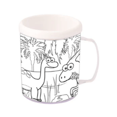 Dinosaur Colouring Mug with Heat-Activated Design