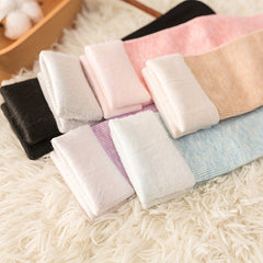 6 Pairs Plush Lined Socks for Women
