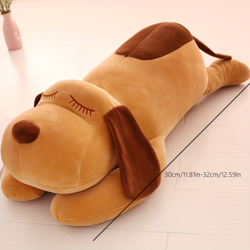 Plush Toy Tummy Time Dog Soft Dog Animal Doll Pillow Activity Gift