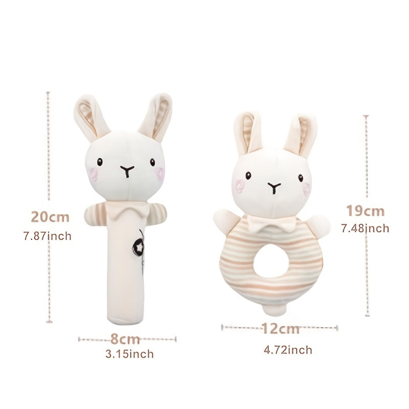 Soft & Cuddly Baby Hand Rattle for Early Education
