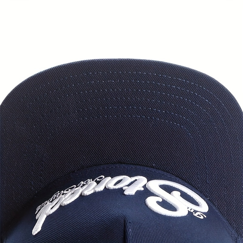 Stoned Embroidery Print Hip Hop Cap For Men Women