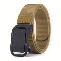 Men's Toothless Canvas Belt Automatic Buckle Sports Leisure