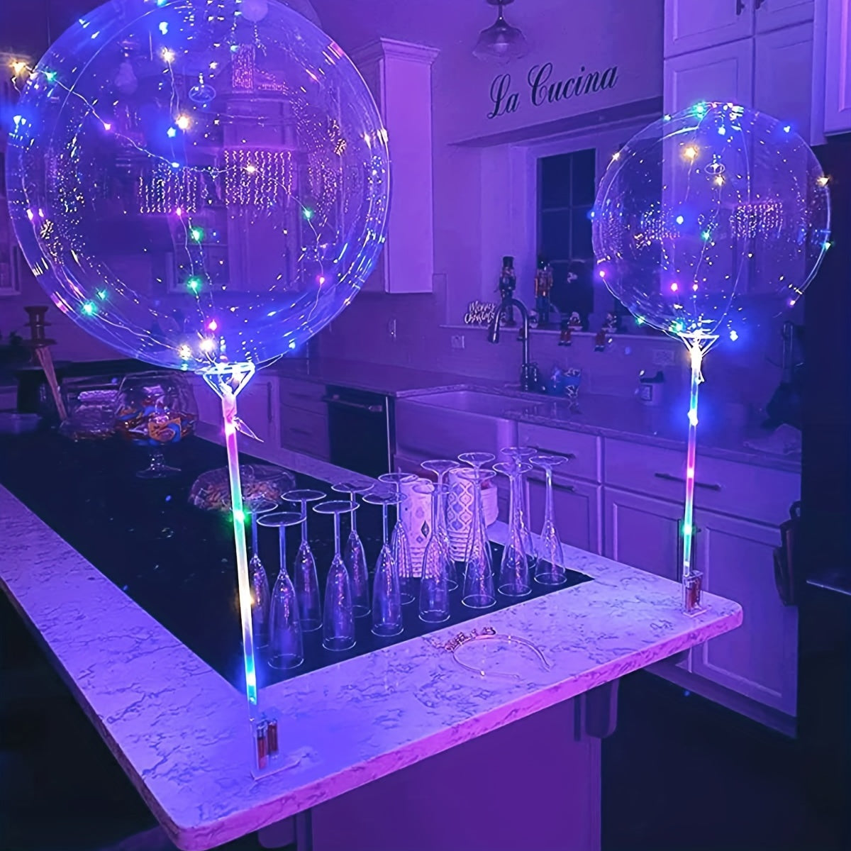 LED Balloons 10 Pack Light Up Balloons for Halloween Christmas