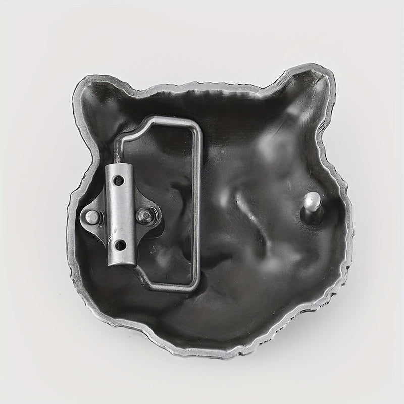 Vintage Tiger Head Belt Buckle for Men & Women Western Cowboy Cowgirl