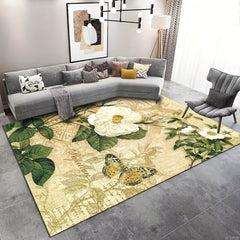 Abstract Geometric Area Rug Modern Indoor Mat Non slip Washable