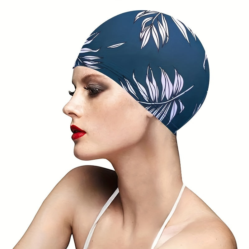 Vibrant Print Swim Cap for Enhanced Swim Experience