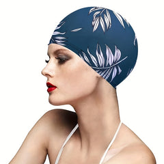 Vibrant Print Swim Cap for Enhanced Swim Experience