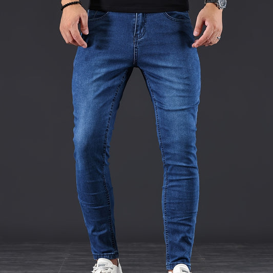 Men's Slim Fit Distressed Stretch Denim Pants