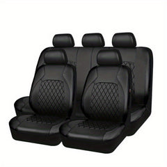 PU Leather Car Seat Cushion Protector Pad Anti Scratch for Sedans SUVs Pickups