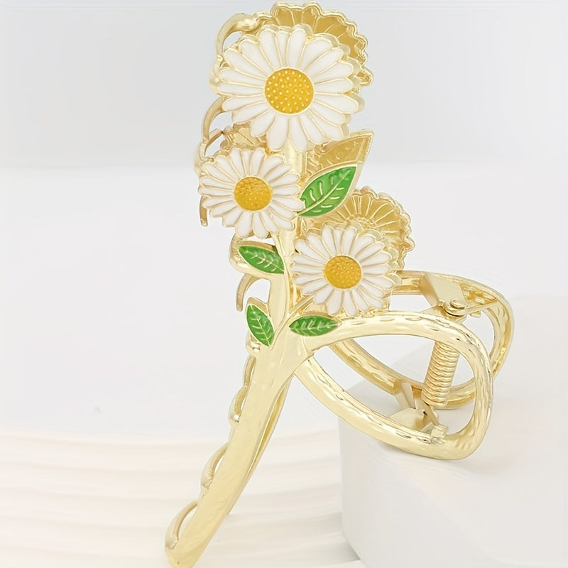 Daisy Hair Clip Flower Hair Claw Hair Accessories For Girls Women