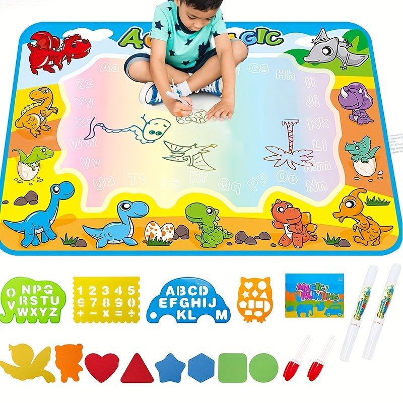 Dinosaur Water Doodle Mat for Kids Ages 3-8