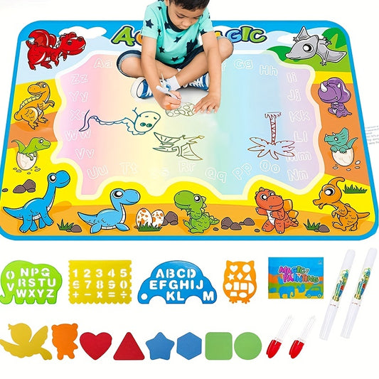 Dinosaur Water Doodle Mat for Kids Ages 3-8