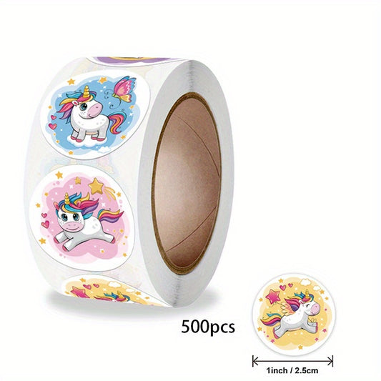 500pcs Reward Sticker for Unicorn Animal Pattern