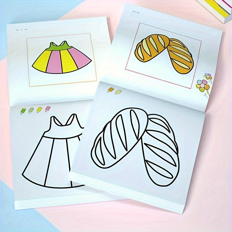 Beginner's Drawing Guide Book with Vehicle Designs for Coloring Activities