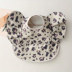Elephant Baby Bib Soft PU Waterproof Feeding Bib for Infant