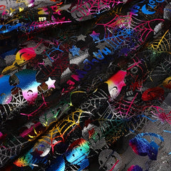 Halloween Red Spider Web Mesh Fabric for Decoration