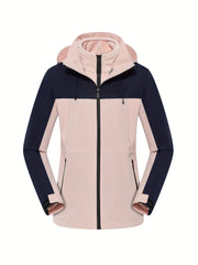 3-In-1 Waterproof Zipper Pocket Women's Outdoor Sports Jacket