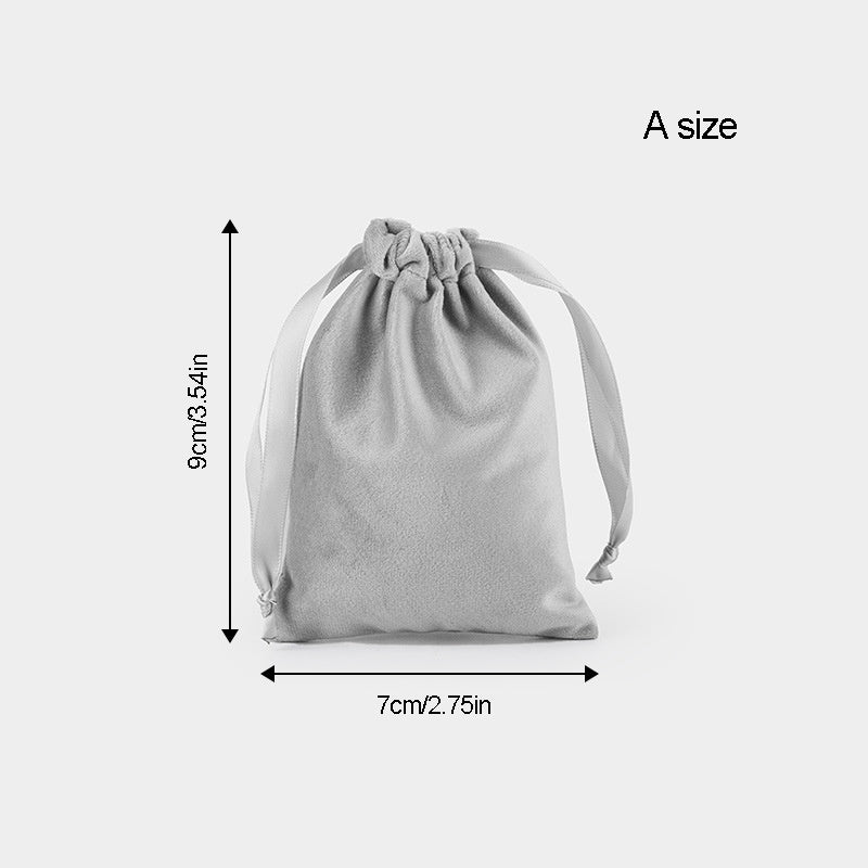 Velvet Drawstring Bags Pouches for Jewelry Storage and Travel - 1pc