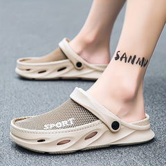 Men's Mesh Breathable Clogs Non Slip Garden Shoes